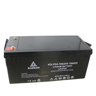 Жизнь длительного цикла OEM батареи 24v 100ah шлюпок Lifepo4/ODM