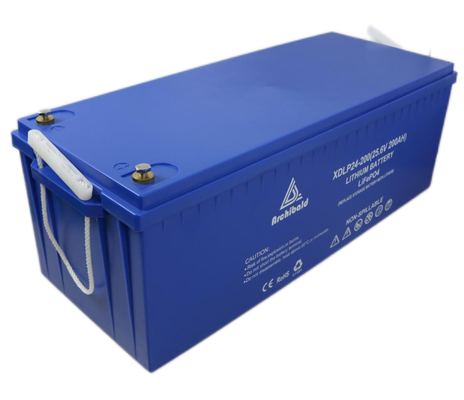 Изготовленный на заказ солнечный сертификат CE батареи 24v 200ah Lifepo4